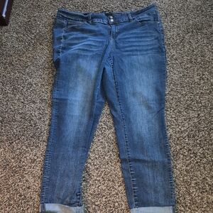 Classic Blue Women's Wax Jeans Sz 20
